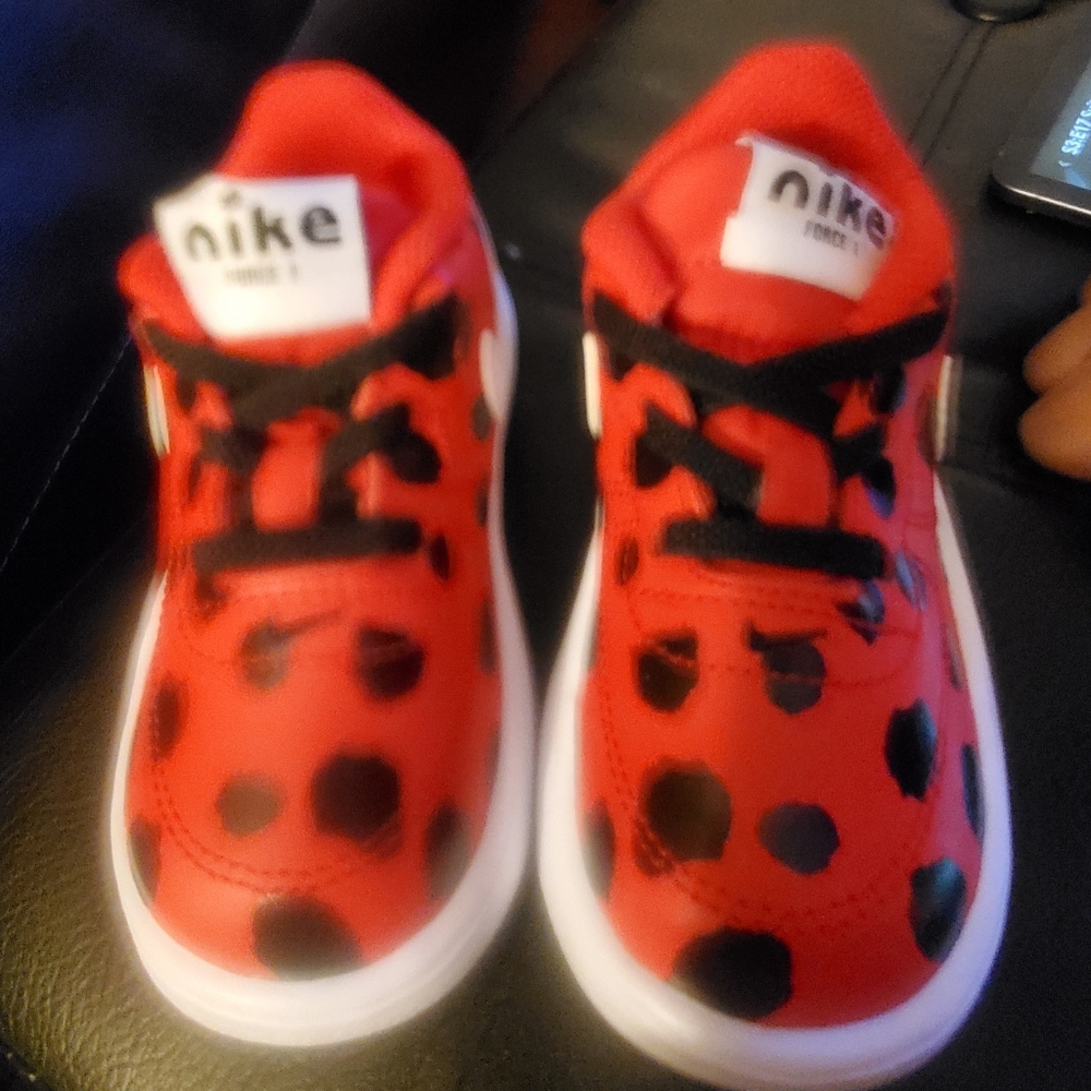 Ladybug Air Force 1s